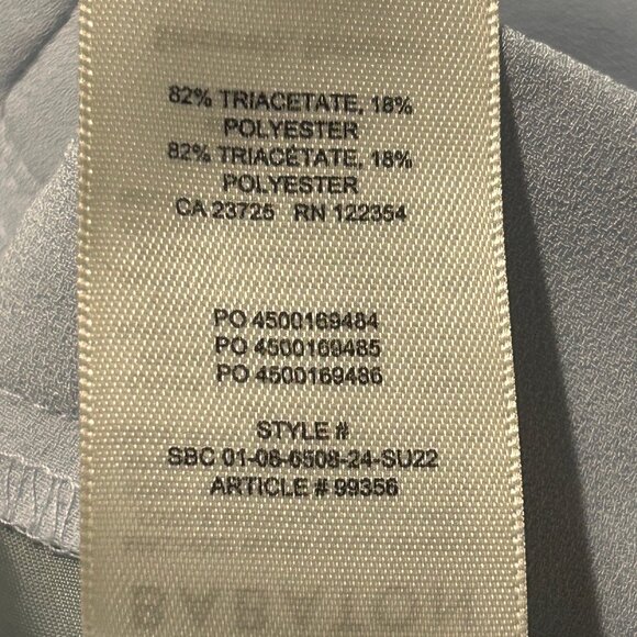 BABATON Atelier Conan Baby Blue Cropped Slim Leg Pull-On Trousers Size 2 - Picture 10 of 13